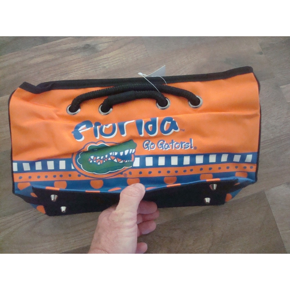 FLORIDA GATORS 9X12   Game Day Purse BAG HANDBAG TOTE‎  DEADSTOCK  VINTAGE T7